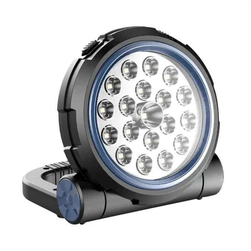 (image for) 10W 1000LM LED Rechargeable Work Light with Magnetic Base Waterproof Portable Flood Light for Camping Hiking Car Repairing and Warning with Type C 5200mAH Power Bank Emergency Flashlight